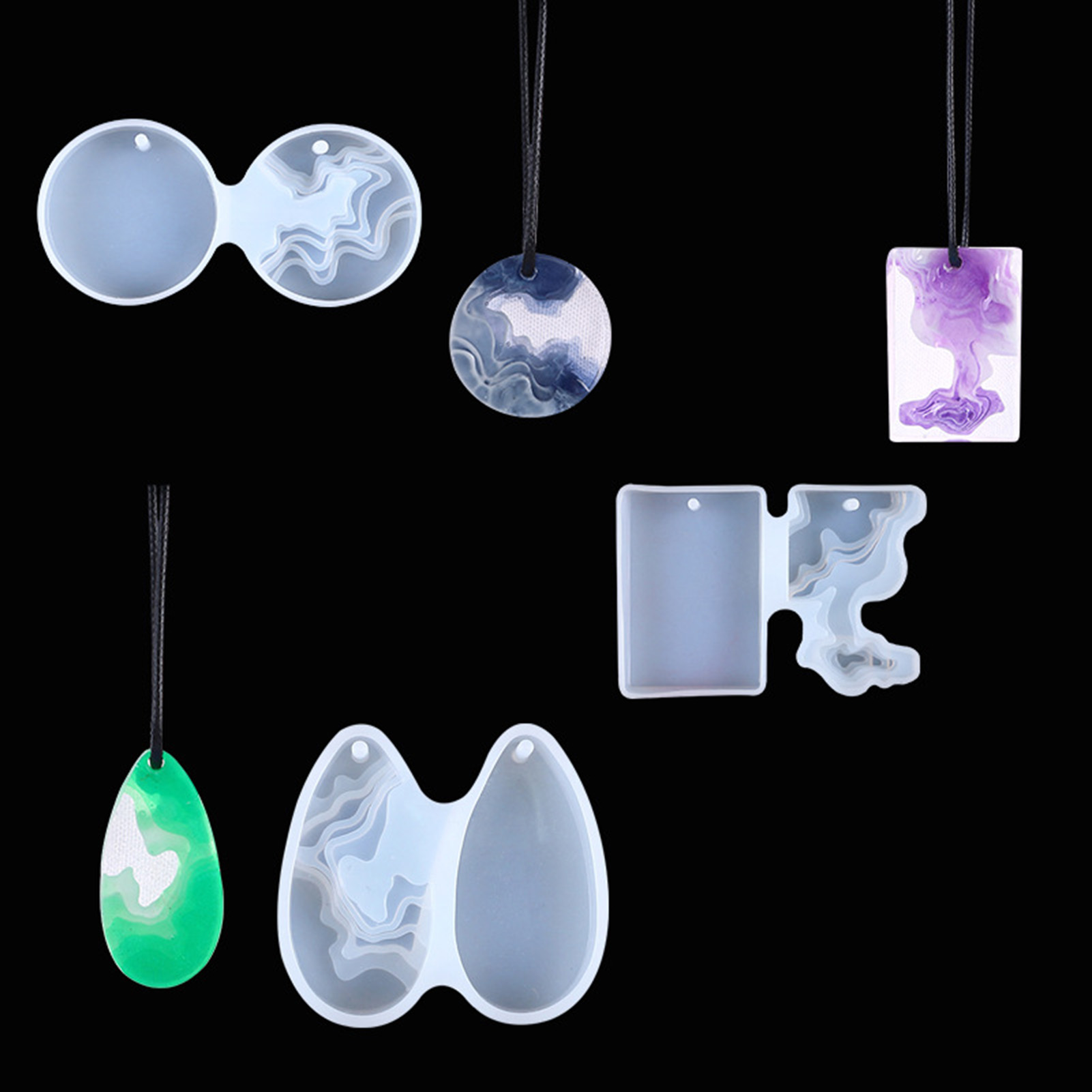 Art Craft Show - 3-delige DIY kristallen malset ronde flexibele