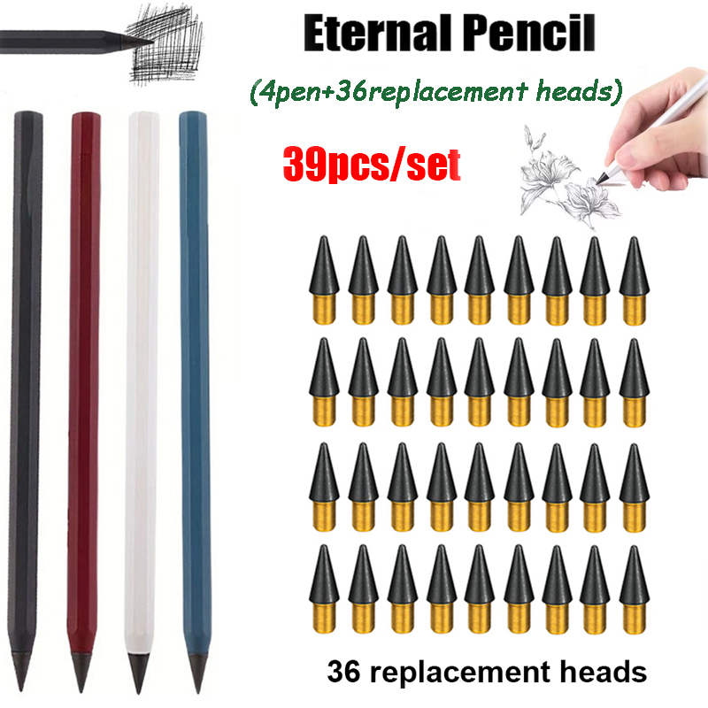 Calligraphy Pen Set - 39 stks/set Creatieve Metalen Potlood Nieuwe