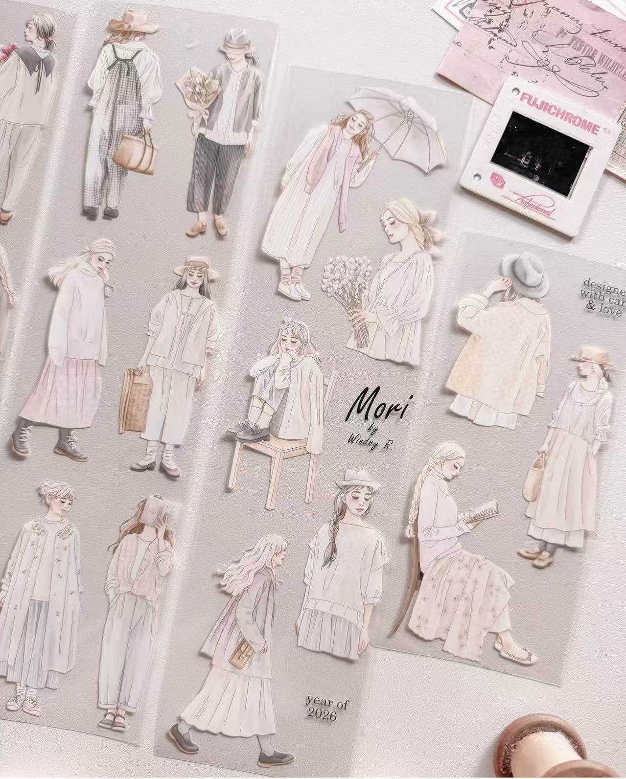 Washi Tape Rolls - 1 Loop Listenida X Windry Monoch
