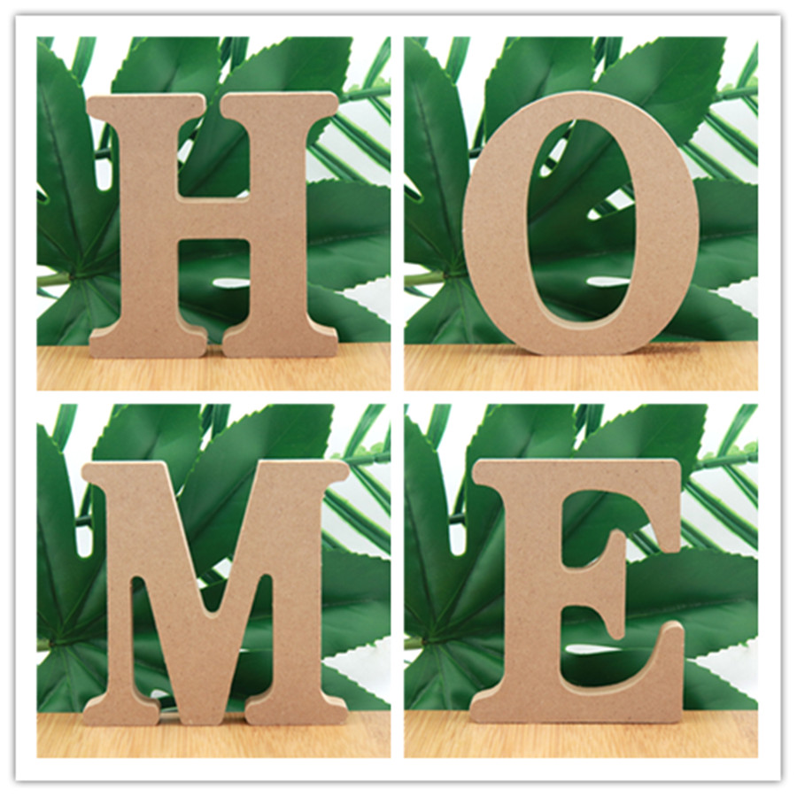 Art Craft And Design - 1Pc 10Cm Houtkleur Houten Letters Alfabet