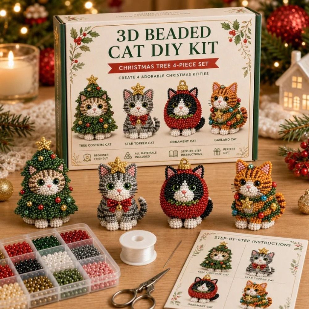 Art Craft And Design - Miniatuur kralen 3D dieren knutselset schattig