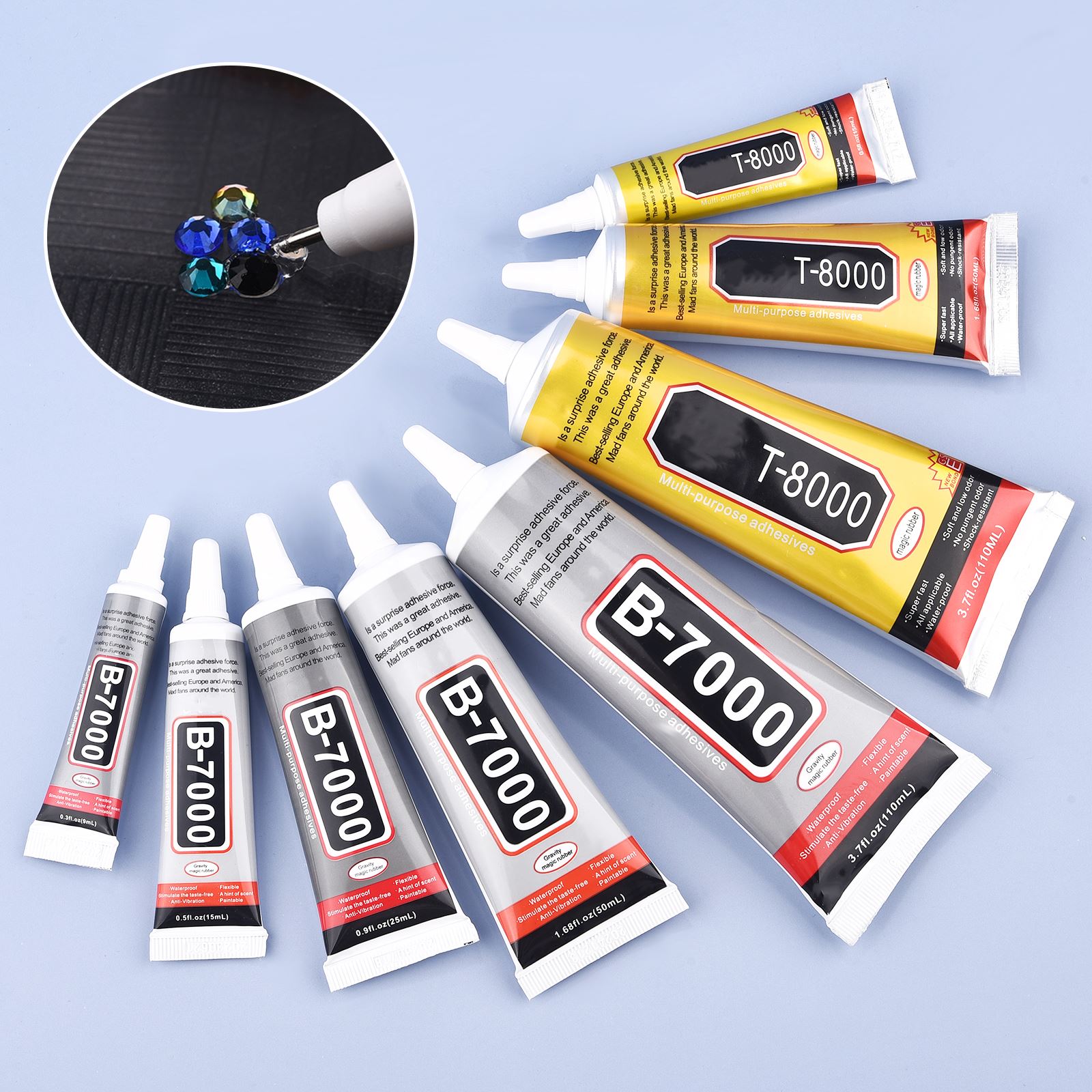 Art Craft Glue - 9/15/50/110 ml B-7000 Lijm T-8000 Lijm