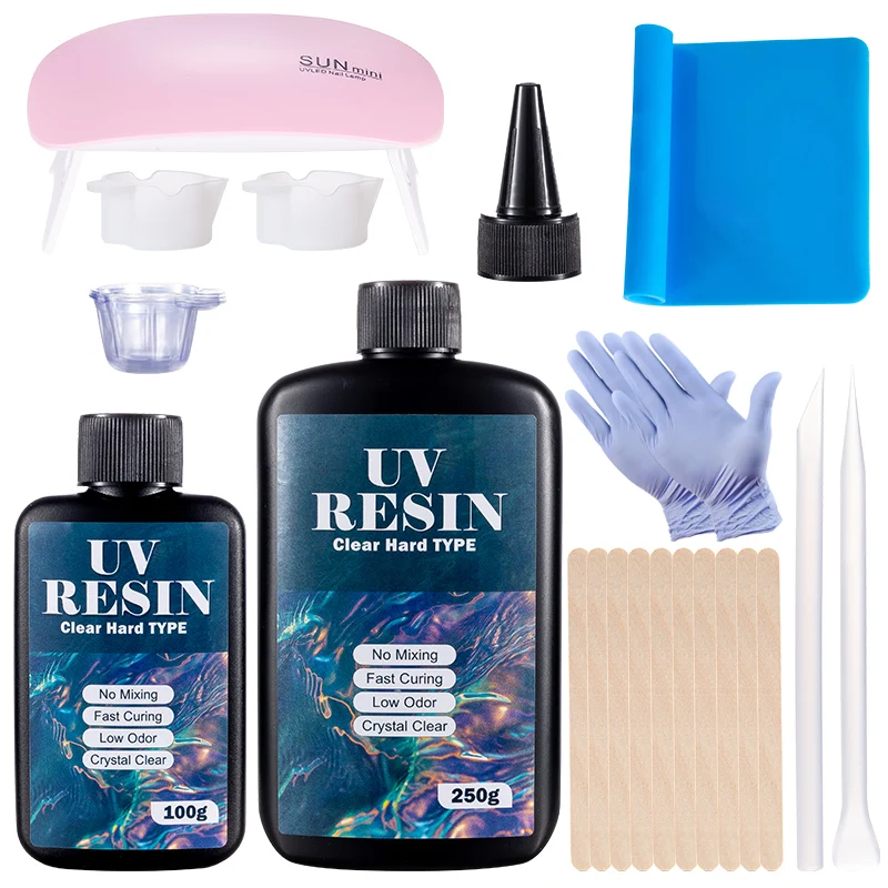 Art Craft Glue - Harde UV-harslijmset Snel uithardende epoxyhars UV-lijm