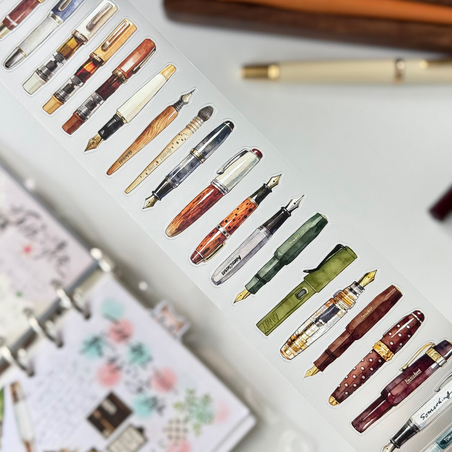 Washi Tape Rolls - DengDeng Studio Vintage Dreamy Pen Collection