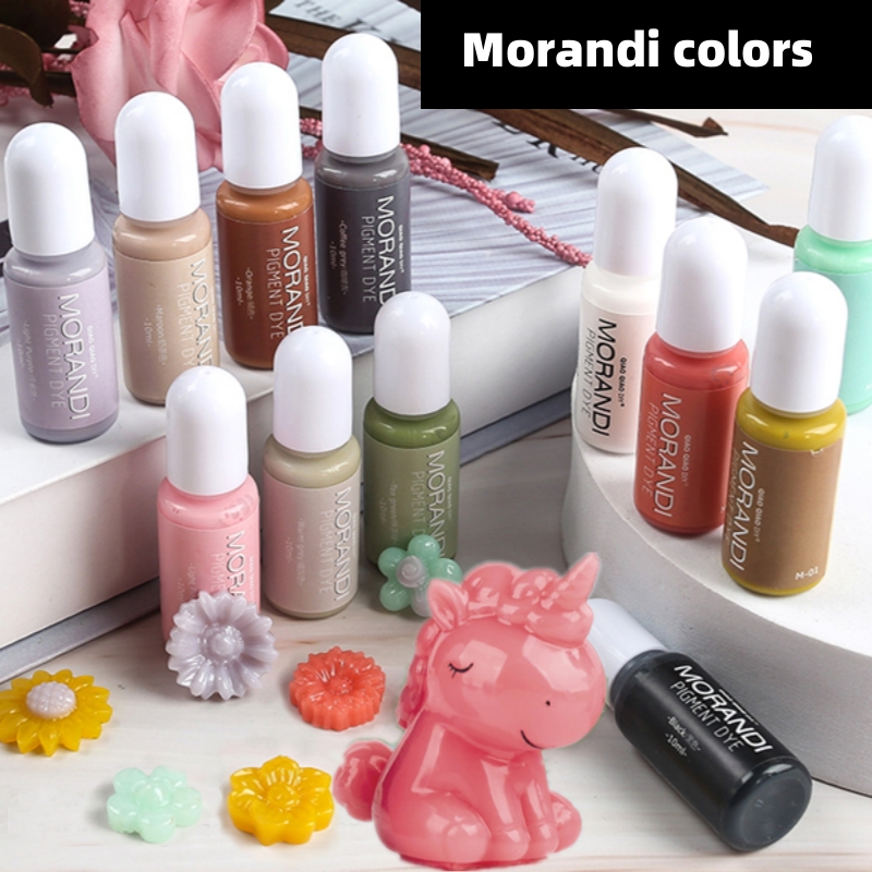 Alcohol Ink Set - 24 Kleuren Morandi Ondoorzichtige Kleur Pigment