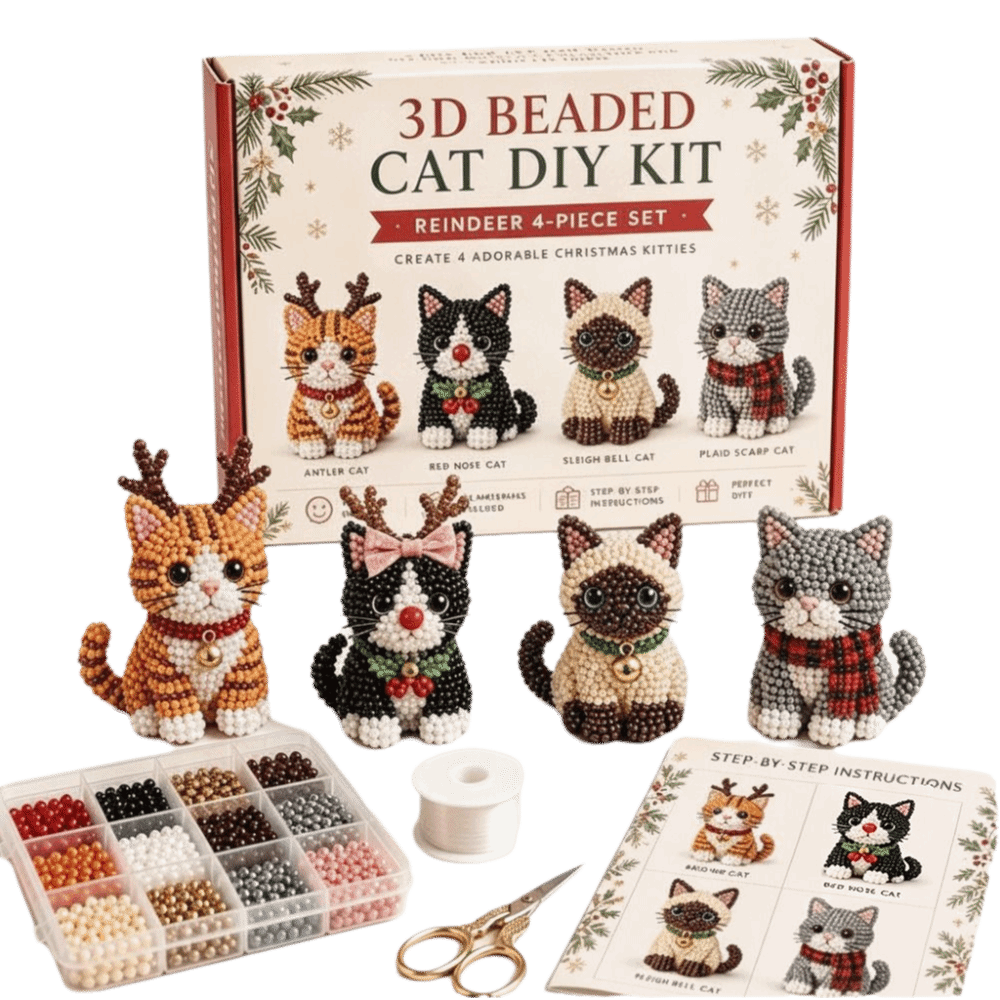 Miniatuur kralen 3D dieren knu - Art Craft And Design recensie en prijs
