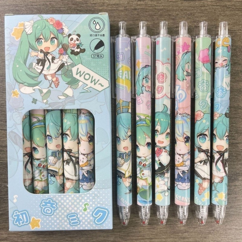 Hatsune Miku sneldrogende gelp - Calligraphy Pen Set recensie en prijs