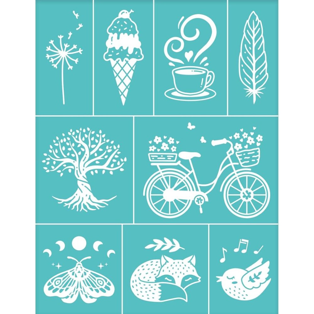 2 stuks zelfklevende zeefdruk  - Silk Screen Printing recensie en prijs