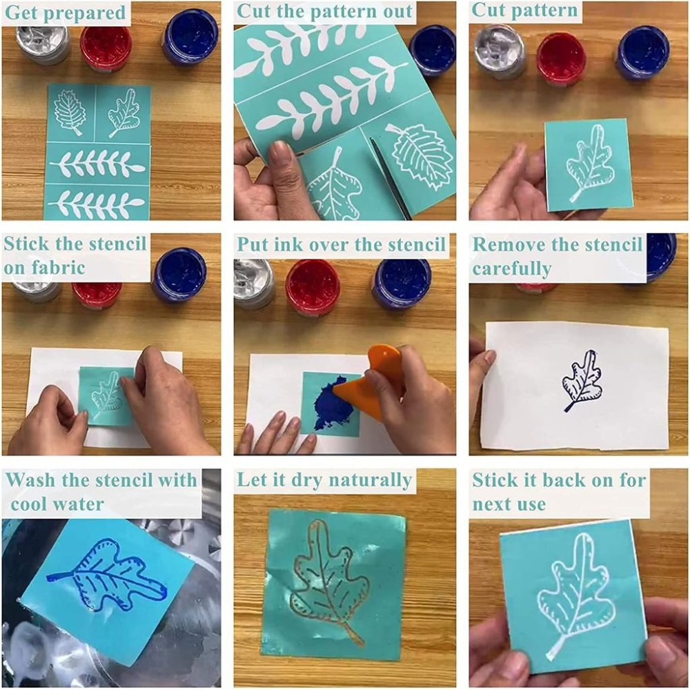 2 stuks zelfklevende zeefdruk  - Silk Screen Printing recensie en prijs