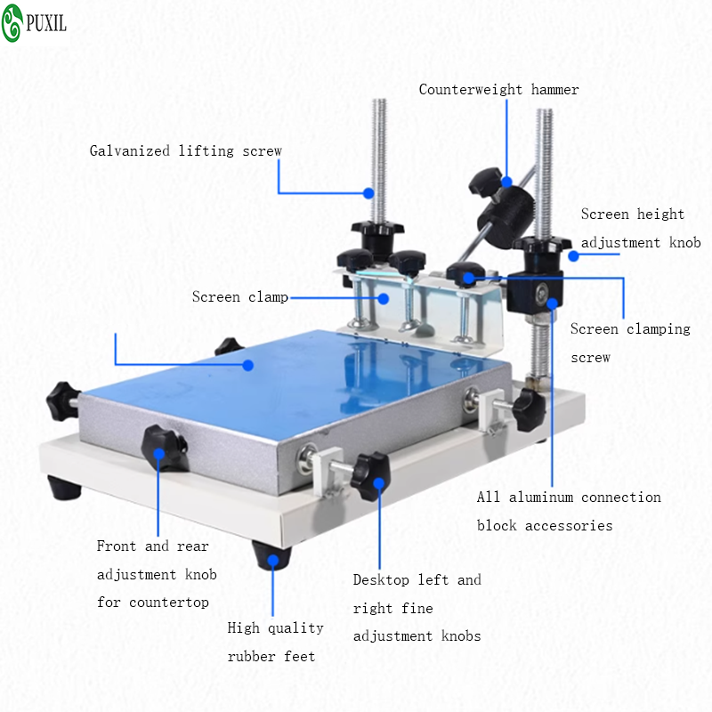 Kleine handmatige platte bed z - Silk Screen Printing recensie en prijs