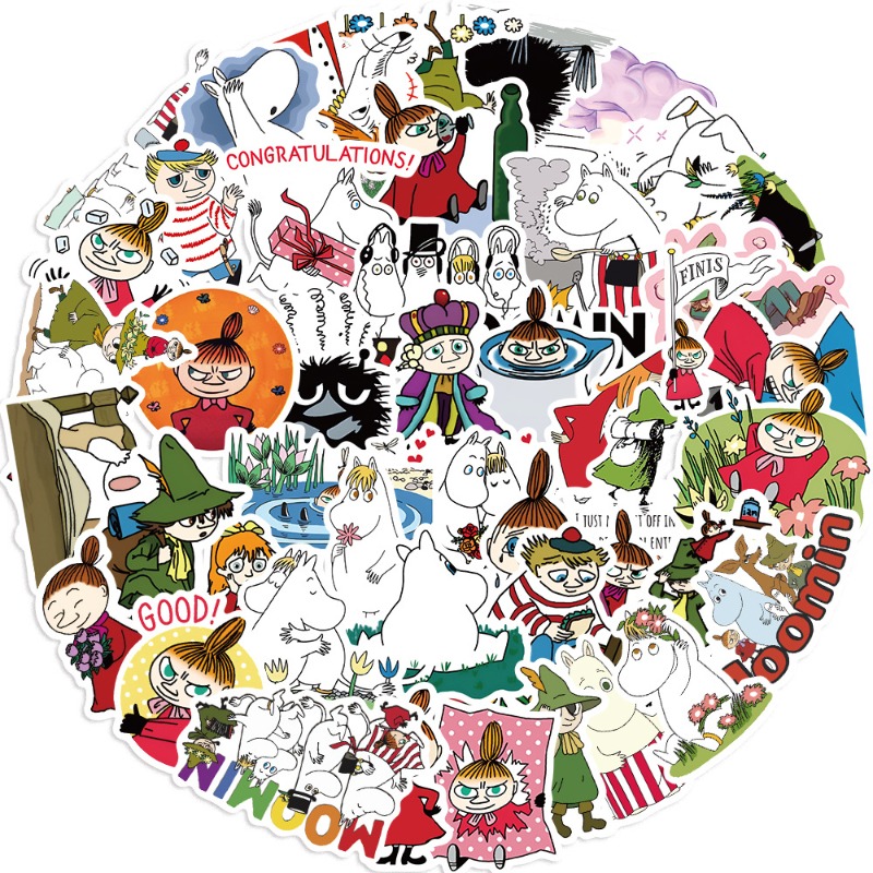 50 stuks Moomin waterdichte ze - Artwork Craft recensie en prijs