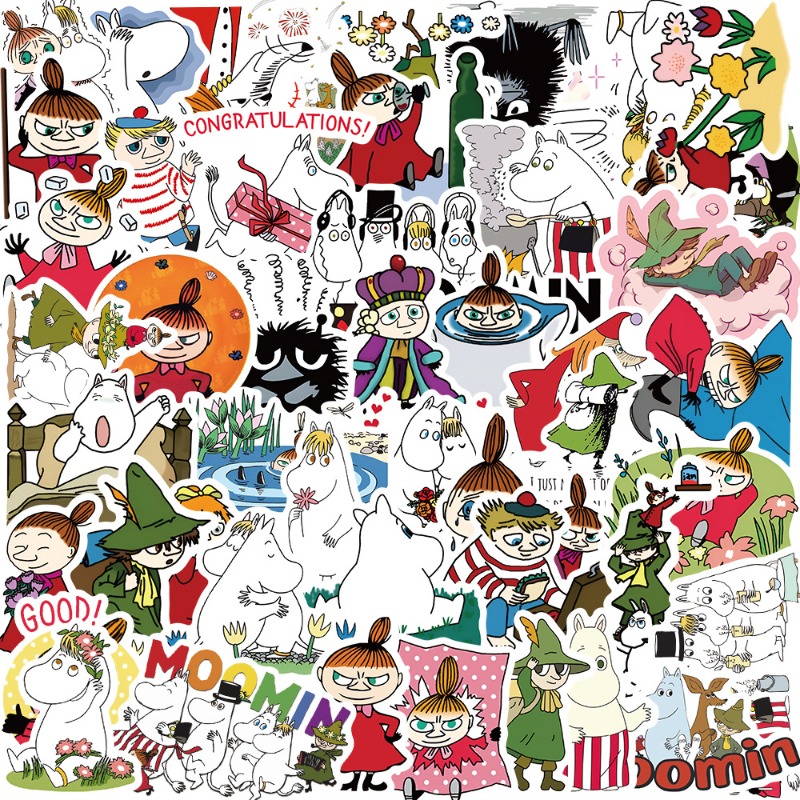 50 stuks Moomin waterdichte ze - Artwork Craft recensie en prijs