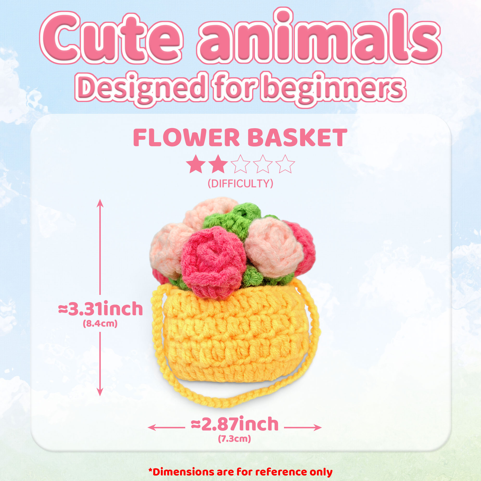 YAMAXIN Haaknaald DIY Kit voor - Art Craft Flower Making recensie en prijs