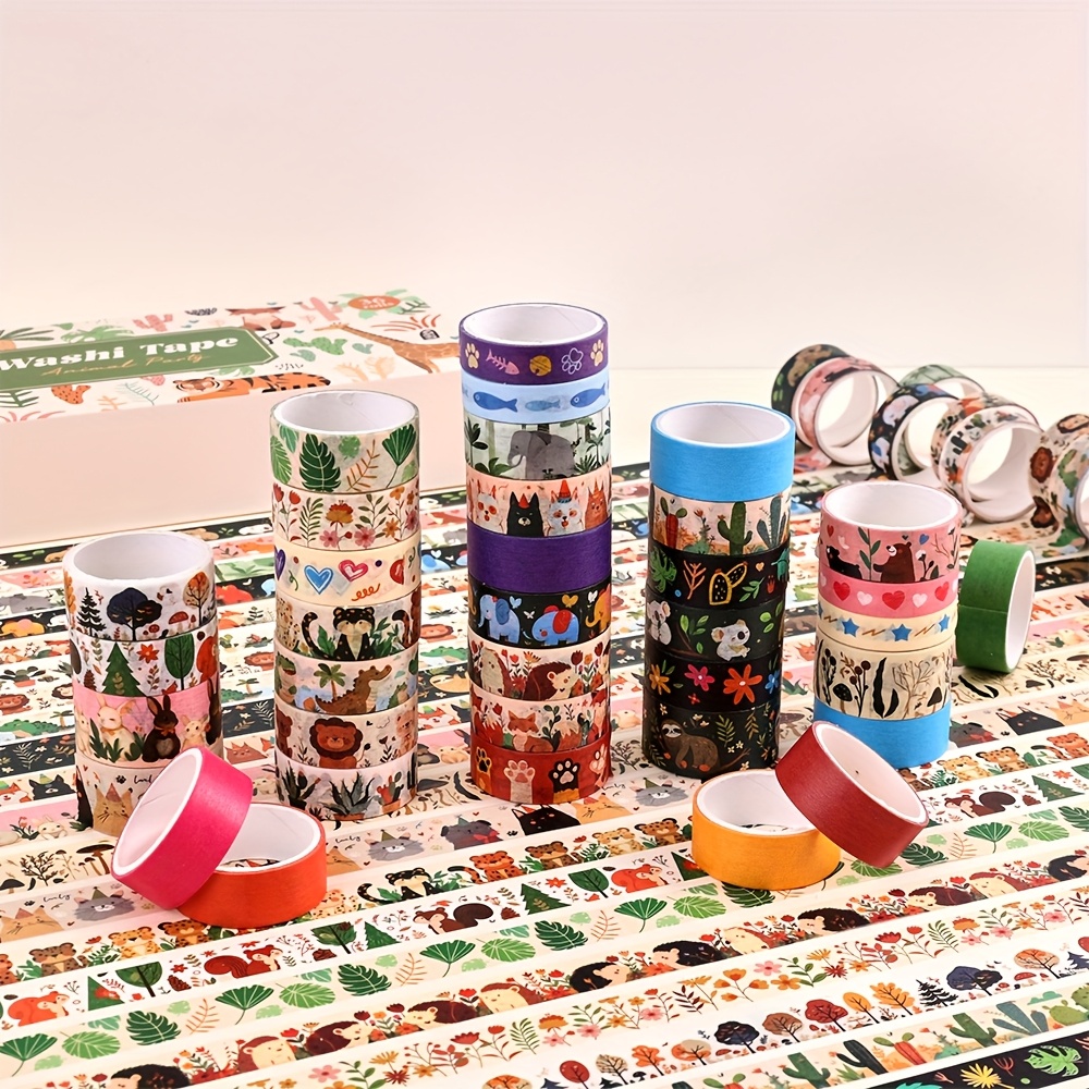 36 rollen Vintage Animal Party - Washi Tape Rolls recensie en prijs