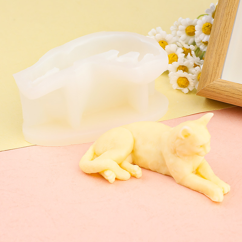 Creatieve liggende kat silicon - Art Craft Show recensie en prijs