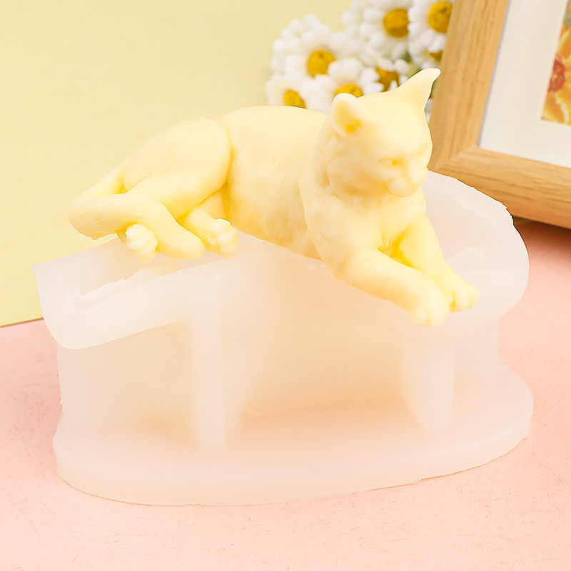 Creatieve liggende kat silicon - Art Craft Show recensie en prijs