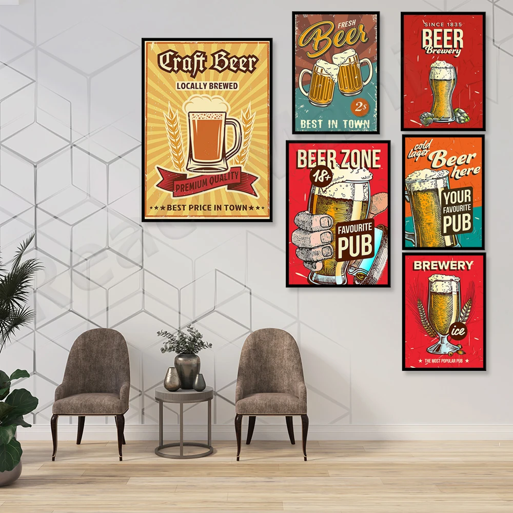 Favoriete pubposter, brouwerij - Art Craft Decoration Ideas recensie en prijs
