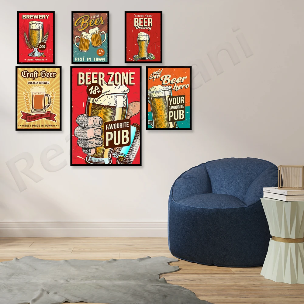 Favoriete pubposter, brouwerij - Art Craft Decoration Ideas recensie en prijs