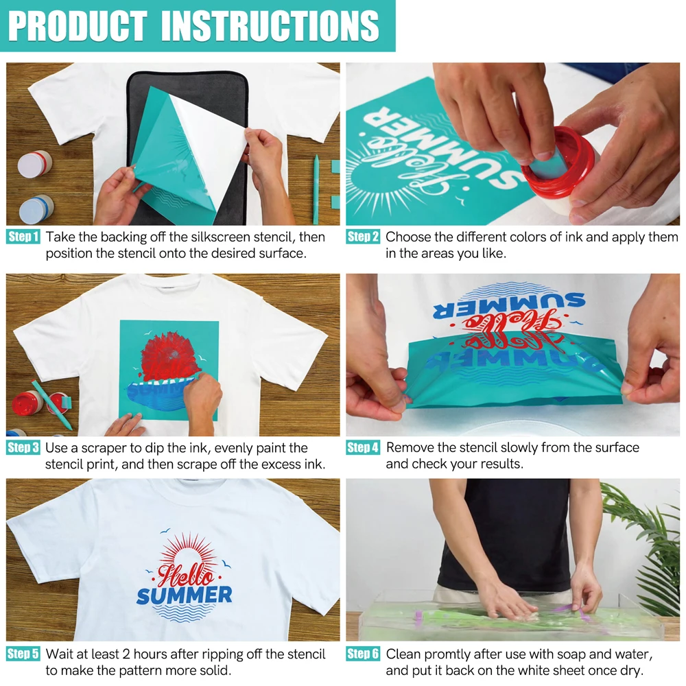 Zeefdruk stencil herbruikbare  - Silk Screen Printing recensie en prijs