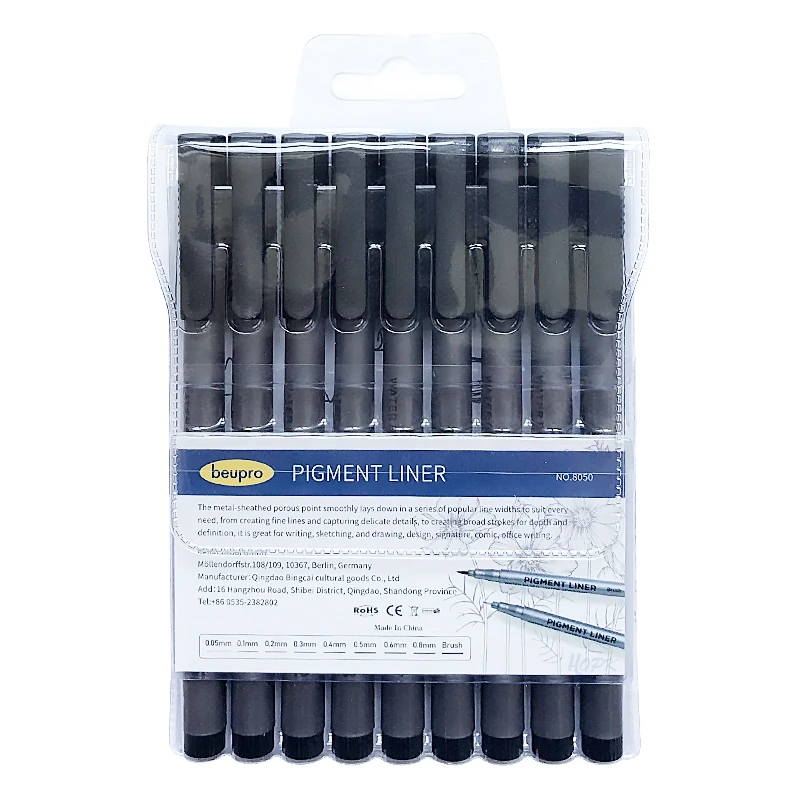 9 stks/set Pigment Liner Micro - Calligraphy Pen Set recensie en prijs