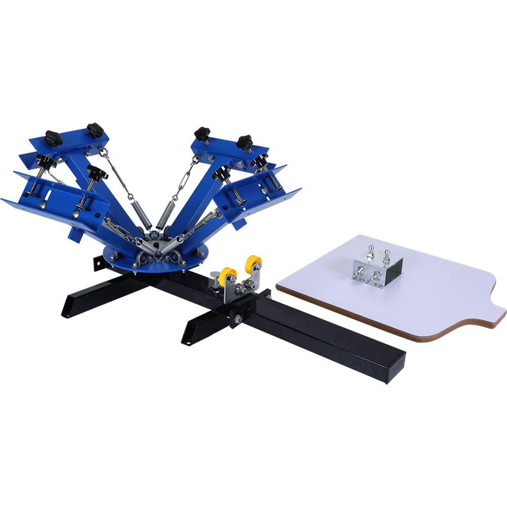 4-kleuren zeefdrukpersmachine, - Silk Screen Printing recensie en prijs