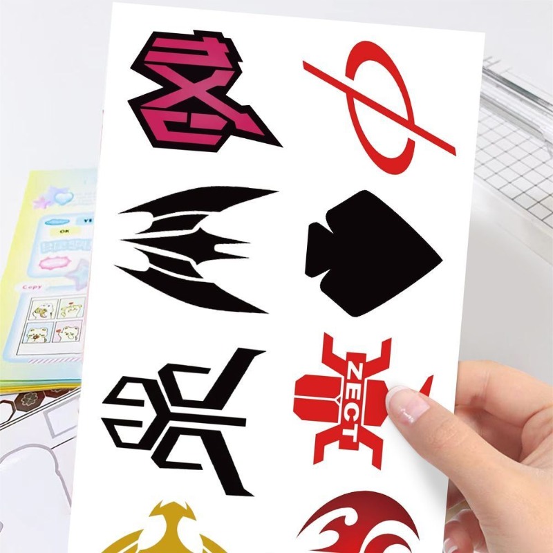 60 vellen Kamen Rider logo-sti - Artwork Craft recensie en prijs